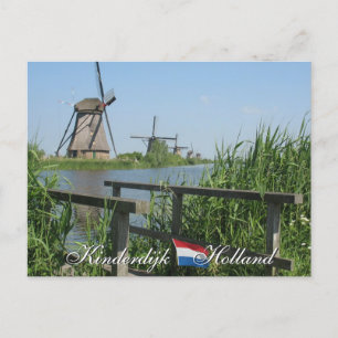 Kinderdijk Windmills Holland Briefkaart