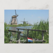 Kinderdijk Windmills Holland Briefkaart (Voorkant)