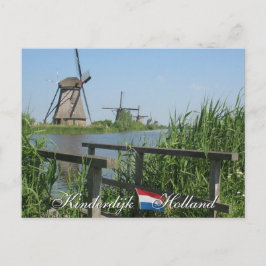 Kinderdijk Windmills Holland Briefkaart