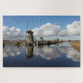 Kinderdijk Windmolens Nederland Holland Wieken Legpuzzel