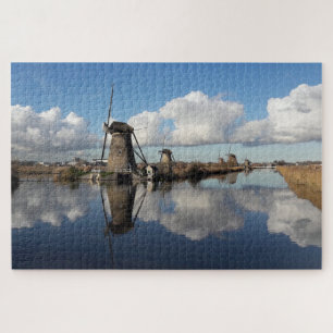 Kinderdijk Windmolens Nederland Holland Wieken Legpuzzel