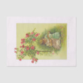  kinderDoll onder Roos Tissuepapier (Voorkant)