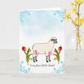 Kinderdoop Kaart (Gele Bloem)