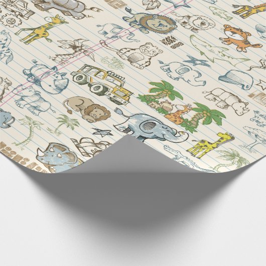 Kinderdoppen Cadeaupapier (Hoek)