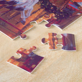 kinderdroom - oud paard carrousel legpuzzel (Zijkant)