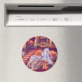 kinderdroom - oud paard carrousel magneet (Insitu (Vaatwasser))