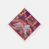 kinderdroom - oud paard carrousel servet (Hoek)