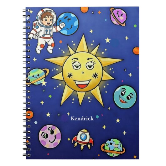 Kinderdroom Spiraal Notebook, 6.5 x 8.75 Notitieboek (Voorkant)