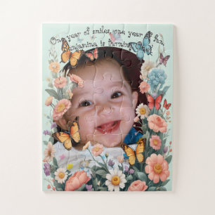 Kinderdroom Vlinders & Pastelbloemen Legpuzzel