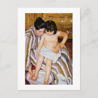 Kindereed door Mary Cassatt moeder dochter kunst Briefkaart