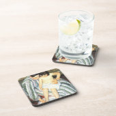 Kindereed van Mary Cassatt  Impressionisme Bier Onderzetter (Rechterzijde)