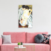 Kindereed van Mary Cassatt  Impressionisme Canvas Afdruk (Insitu (Woonkamer))