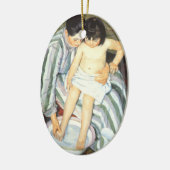 Kindereed van Mary Cassatt  Impressionisme Keramisch Ornament (Links)