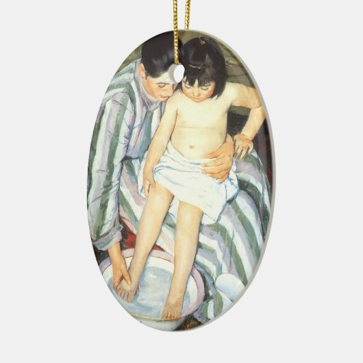 Kindereed van Mary Cassatt  Impressionisme Keramisch Ornament (Links)