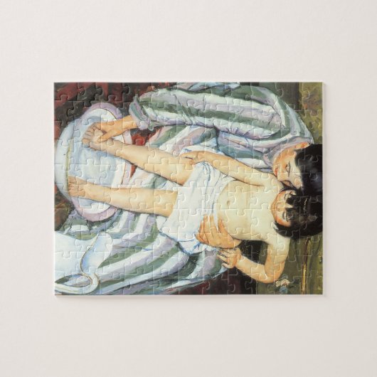 Kindereed van Mary Cassatt  Impressionisme Legpuzzel (Horizontaal)