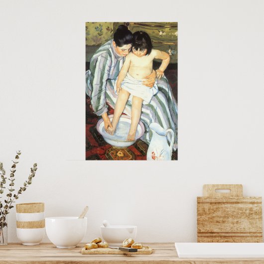 Kindereed van Mary Cassatt  Impressionisme Poster (Keuken)