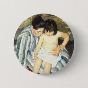 Kindereed van Mary Cassatt Impressionisme Ronde Button 5,7 Cm