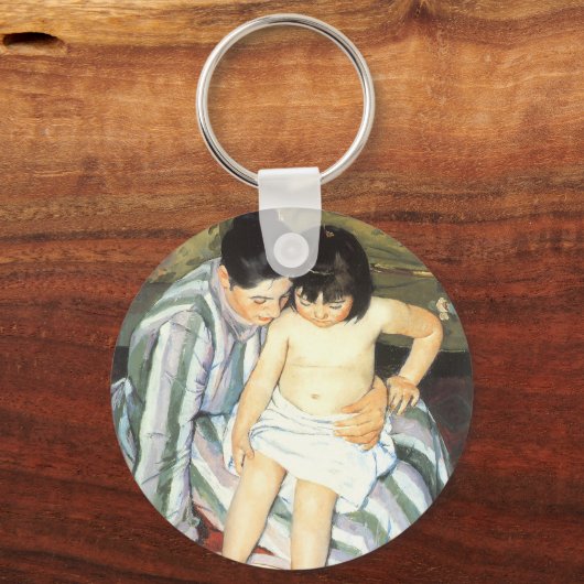 Kindereed van Mary Cassatt Impressionisme Sleutelhanger (Voorkant)