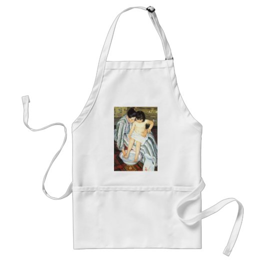 Kindereed van Mary Cassatt  Impressionisme Standaard Schort (Voorkant)