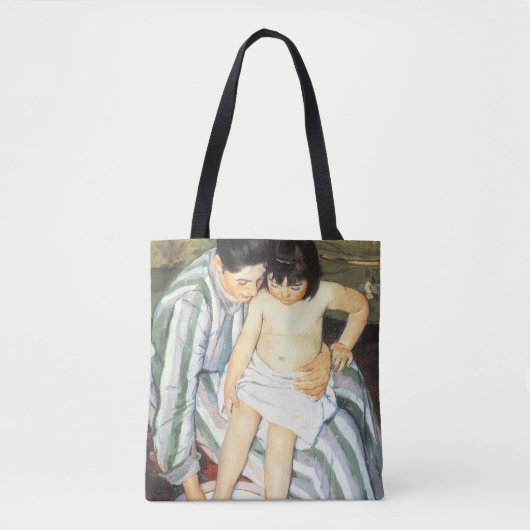 Kindereed van Mary Cassatt Impressionisme Tote Bag (Voorkant)