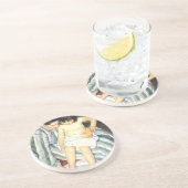 Kindereed van Mary Cassatt  Impressionisme Zandsteen Onderzetter (Zijkant)