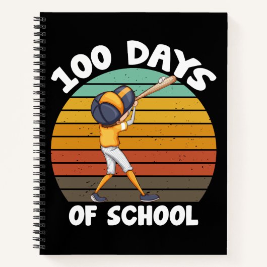 Kinderen 100 dagen naar school Jongens 100ste dag Notitieboek (Voorkant)