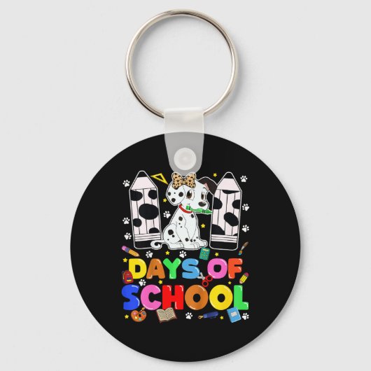 Kinderen 100 dagen school 100ste dag studenten peu sleutelhanger (Voorkant)