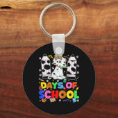 Kinderen 100 dagen school 100ste dag studenten peu sleutelhanger (Voorkant)