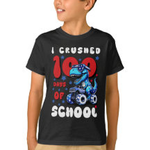 Kinderen 100 dagen school dinosaurus monstertruck