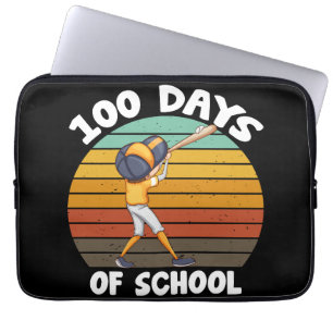 Kinderen 100 dagen school Jongens 100ste dag honkb Laptop Sleeve
