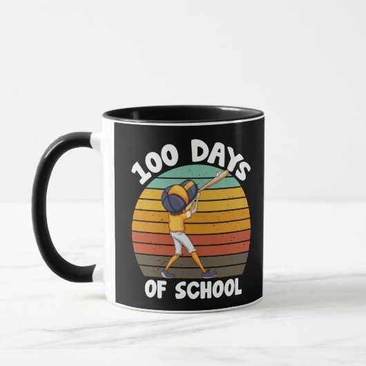 Kinderen 100 dagen school jongens 100ste dag honkb mok (Links)