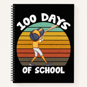 Kinderen 100 dagen school Jongens 100ste dag honkb Notitieboek