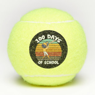 Kinderen 100 dagen school Jongens 100ste dag honkb Tennisballen