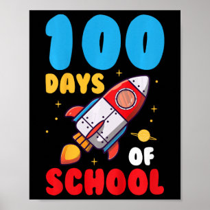 Kinderen 100 dagen schoolKinderen 100 dagen Poster