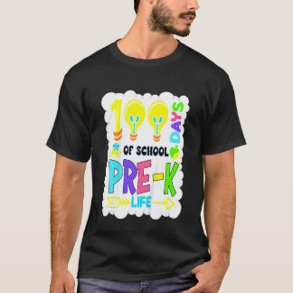 Kinderen 100ste schooldag en genieten ervan Leraar T-shirt