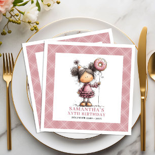 Kinderen 10e verjaardagsfeestje Grappige Whimsy Me Servet