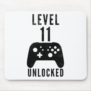 Kinderen 11 Jaar Verjaardag Gamer Niveau 11 Ontgre Muismat