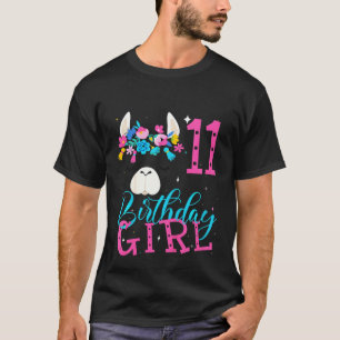 Kinderen 11e verjaardag meisje LLama 11 jaar oud 2 T-shirt