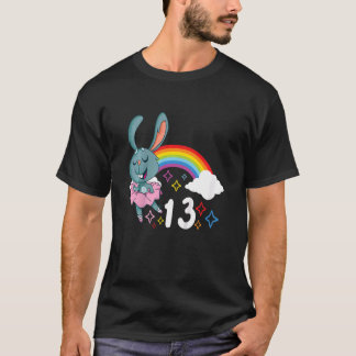 Kinderen 13 Birthday Ballet Ballerina Dance Dancer T-shirt