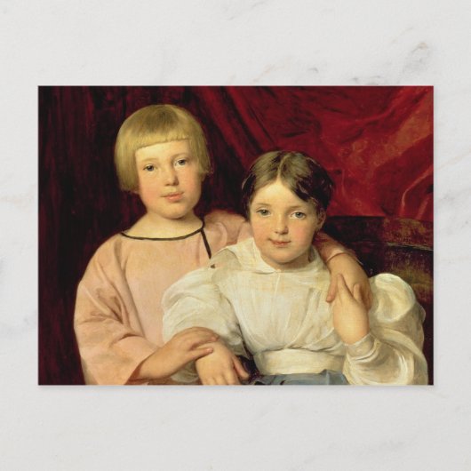 Kinderen, 1834 briefkaart (Voorkant)