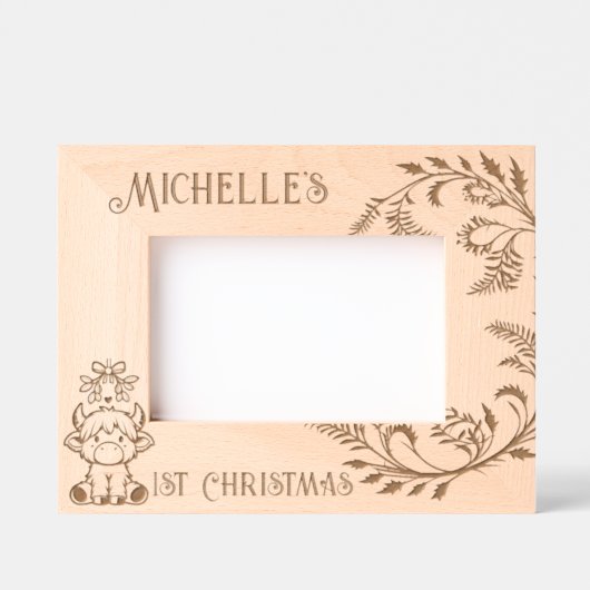 Kinderen 1e kerst gegraveerde lijstjes (Voorkant)