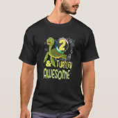Kinderen 2 en Turtley Geweldige Reptile 2 Year Old T-shirt (Voorkant)