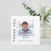 Kinderen 2 Foto Bedankt (Staand voorkant)