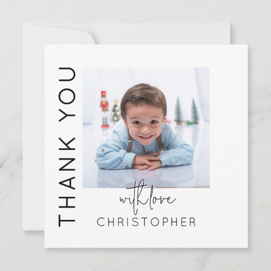 Kinderen 2 Foto Bedankt (Voorkant)