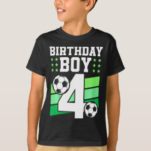 Kinderen 4 Jaar Oude Jongen 4e Verjaardag Cadeau V T-shirt