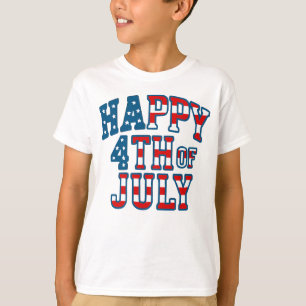 Kinderen 4 juli t-shirt