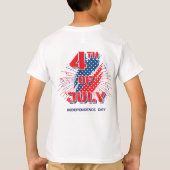 Kinderen 4 juli T-shirts (Achterkant)