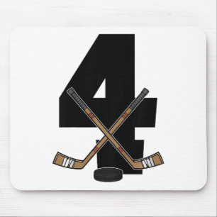 Kinderen 4e verjaardag IJshockey Kinderen Peuter J Muismat