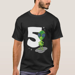 Kinderen 5 jaar oude jongen 5 dagen t-shirt