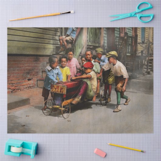 Kinderen - 5e keer charme 1915 tissuepapier (Craft)